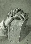 Hand Study with Bible - Drawing